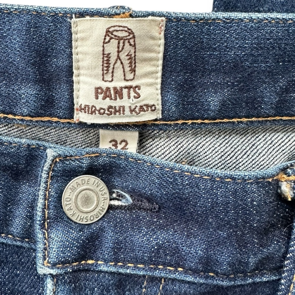 Men's Straight Jeans in Dark Blue - Picture 7 of 11